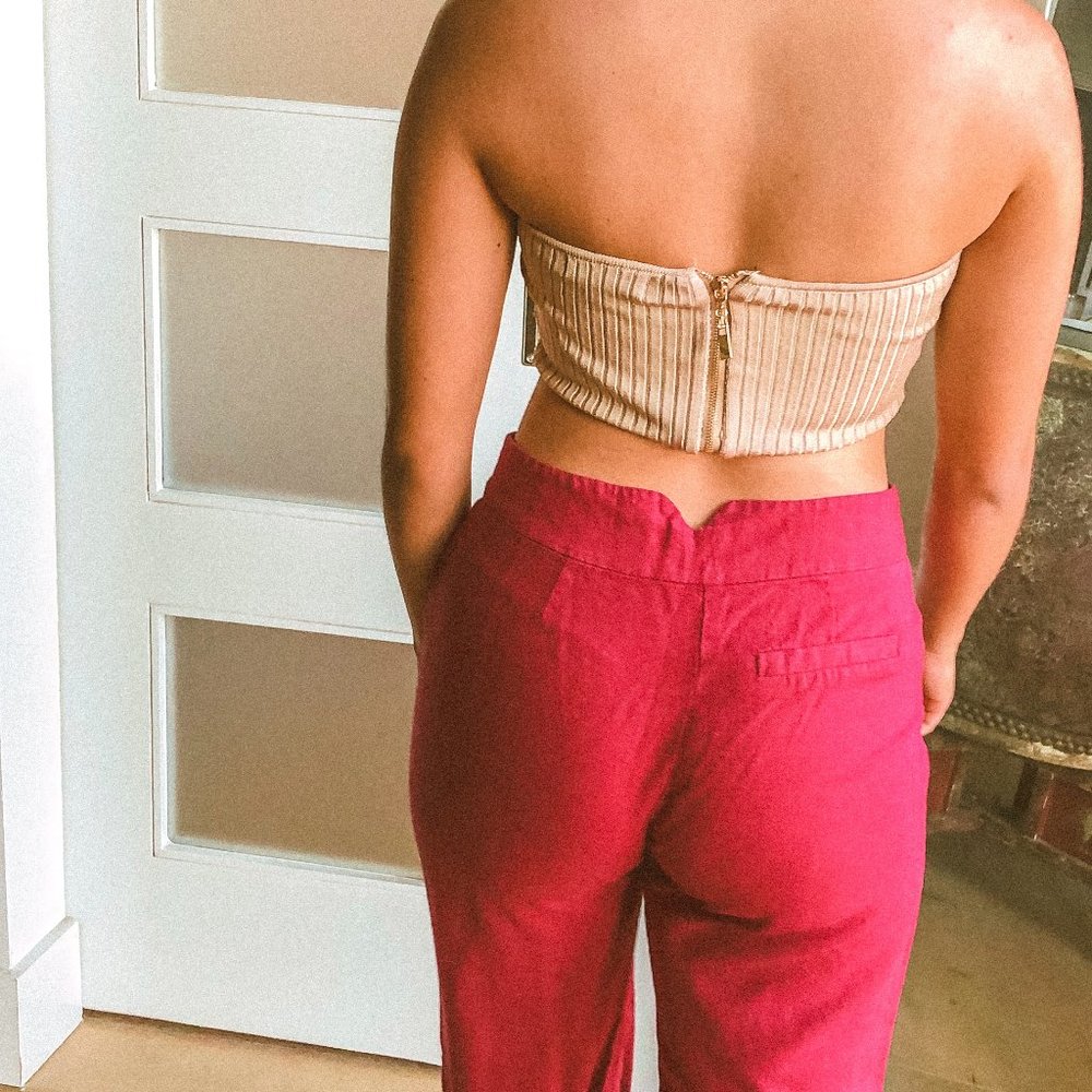 ASOS Red Pants - Picture 2 of 4